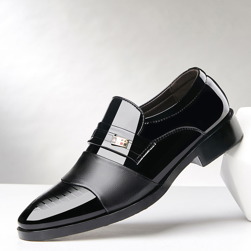 Versatile Casual Winter Men's Business Formal Shoes foto 3