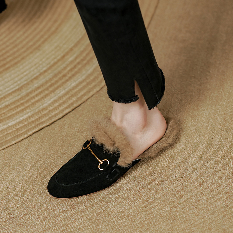 Fluffy Sheep And Suede Bunny Slippers foto 4