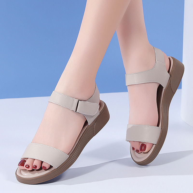 Womens Fashionable Casual Soft-soled Open-toe Sandals foto 5