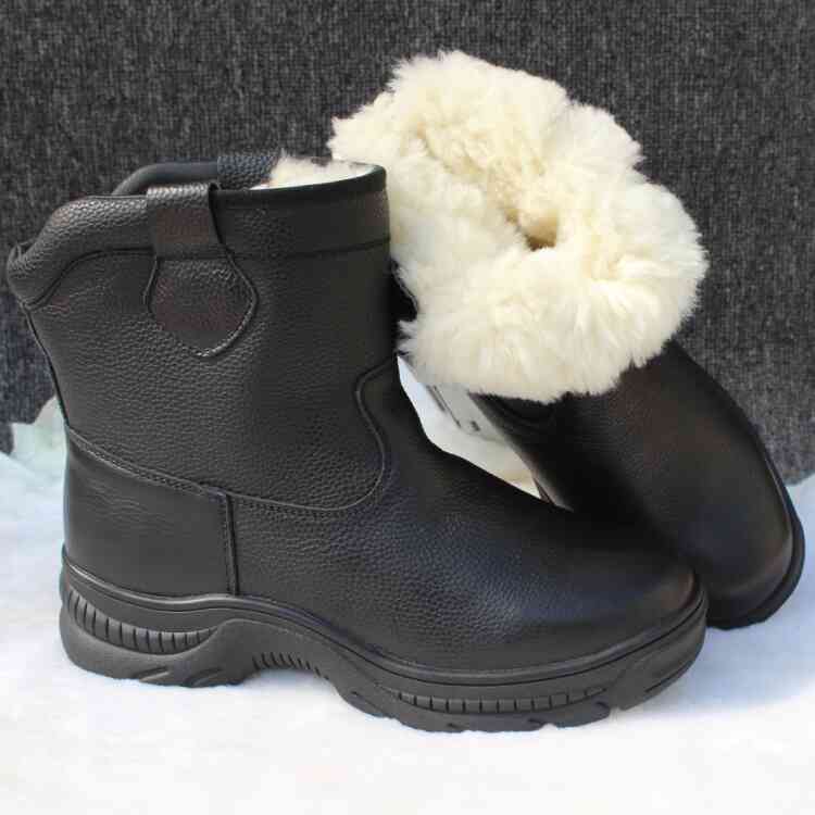 Minus 40 Degrees Cold-proof Cotton-padded Shoes Waterproof Non-slip Thick Boots foto 2