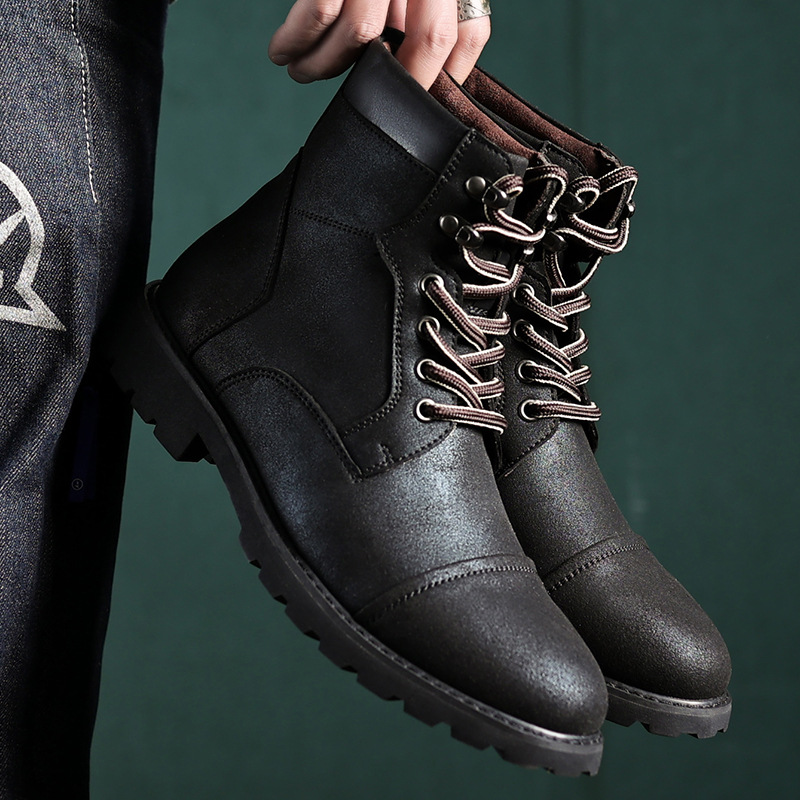 Fall Winter Men Boots British Style foto 4