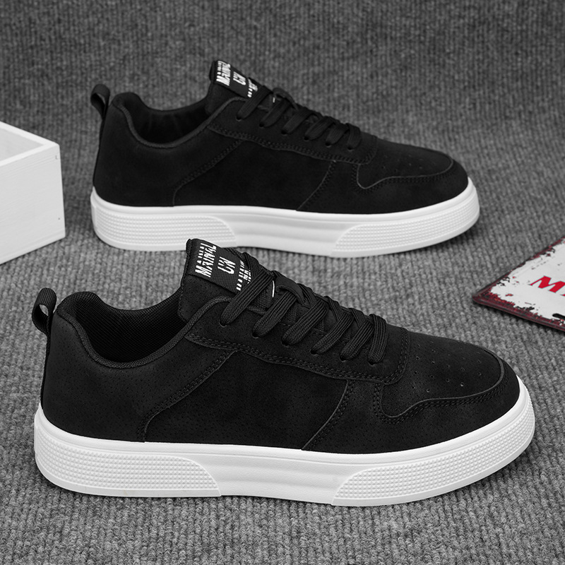 Men's Lace-up Flat Shoes Fashion Casual Round-toe Walking And Jogging Shoes Sneakers foto 4