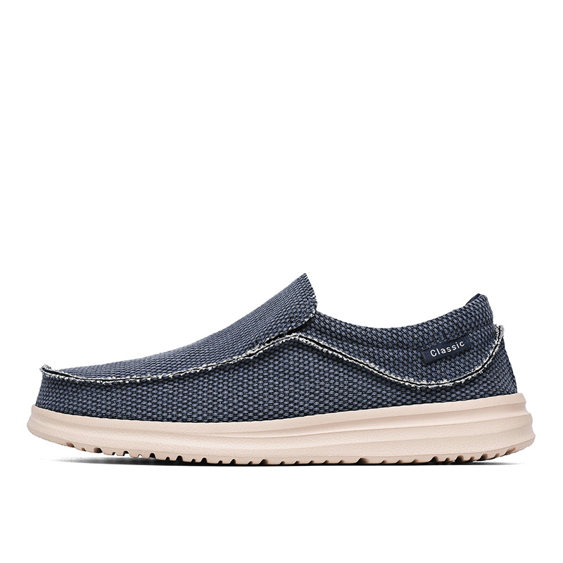 Large Size Canvas Shoes Male Lightweight Slip-on foto 4