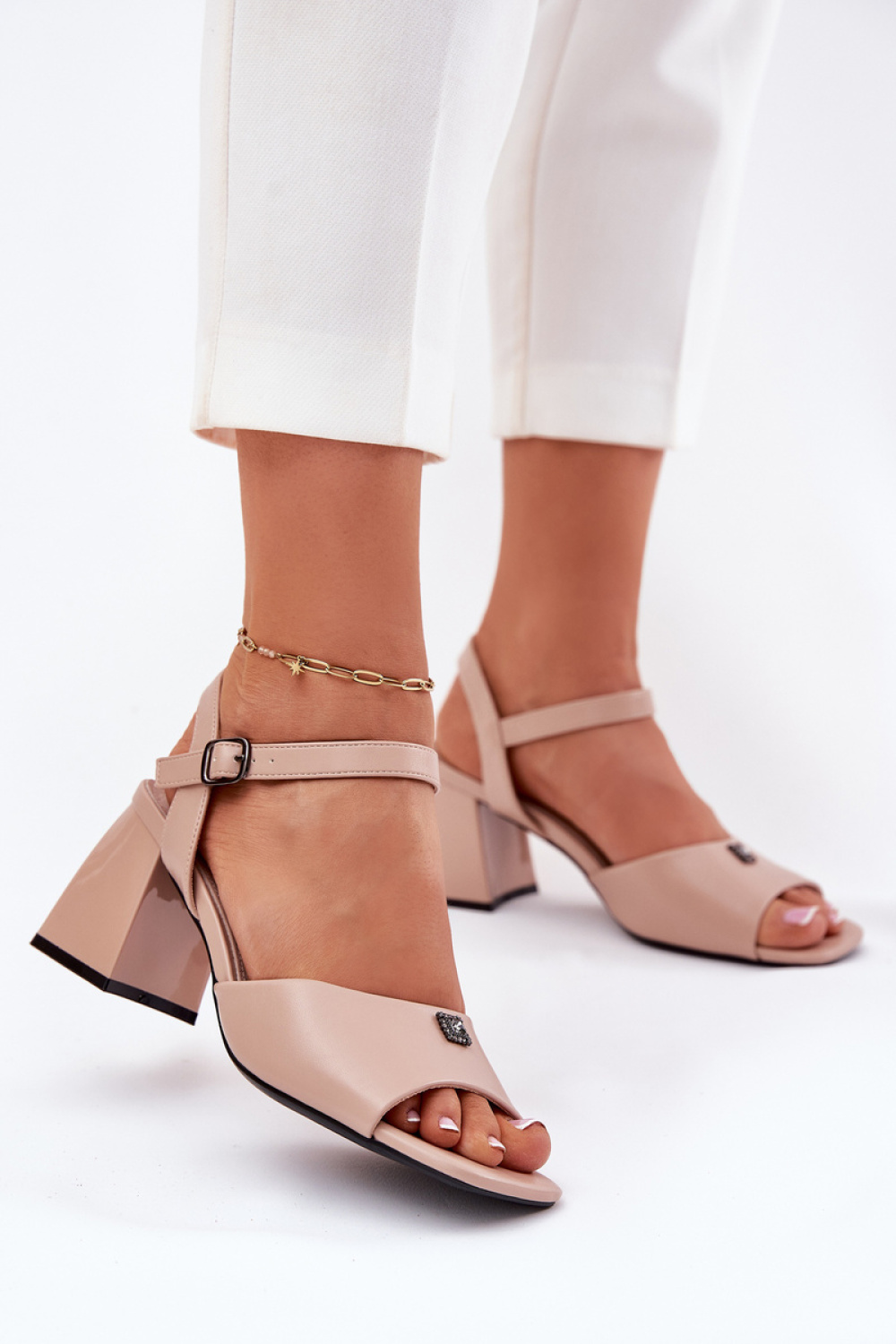 Sandalen op hak Step in style