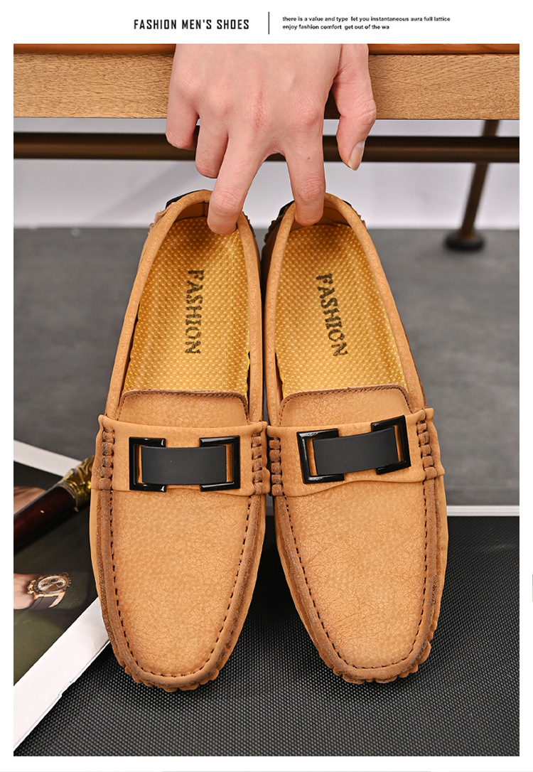 Summer Lightweight Plus Size Cowhide Casual Shoes foto 4