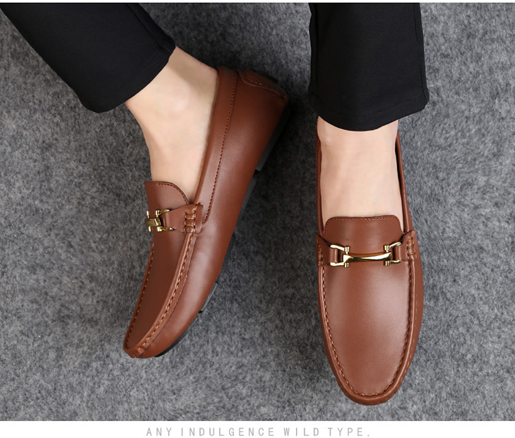 Gommino Men's Korean Fashion Slip-on foto 3
