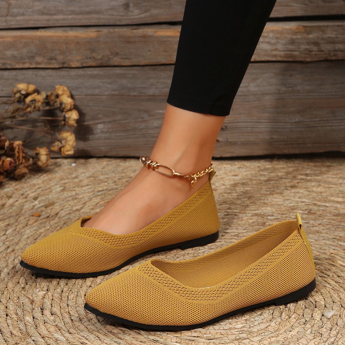 Oversized Shoes Female Pointed Flyknit foto 4