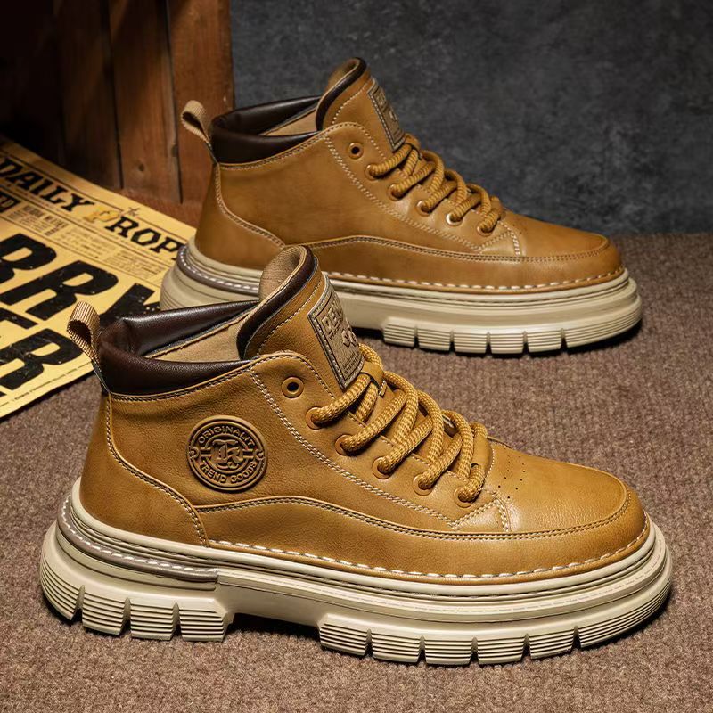 Men's High-top Winter British-style Retro Martin Boots foto 4