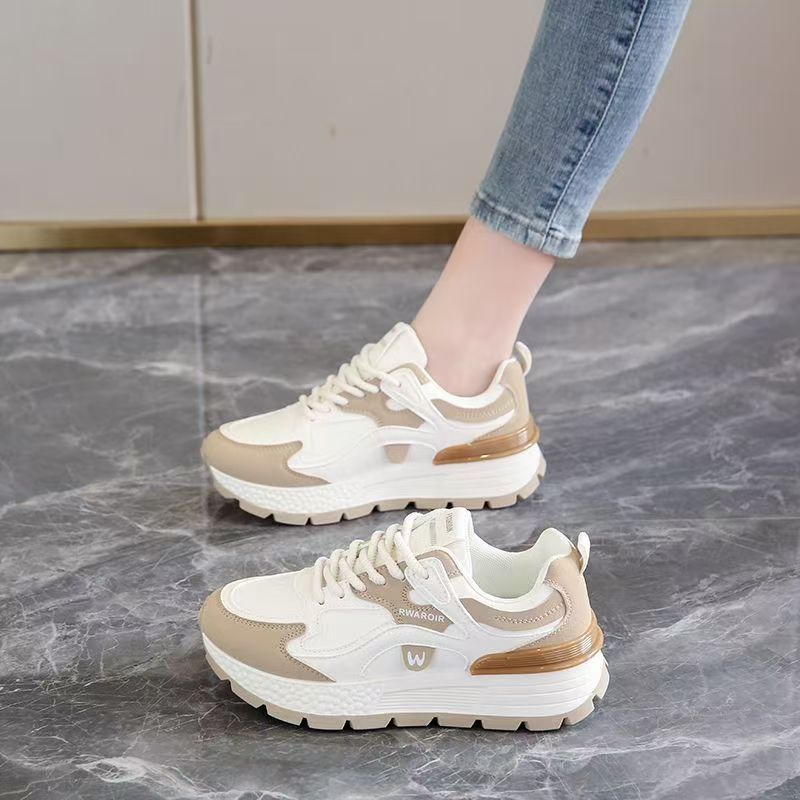 Versatile Womens Leather Shoes With Thick Soles foto 5