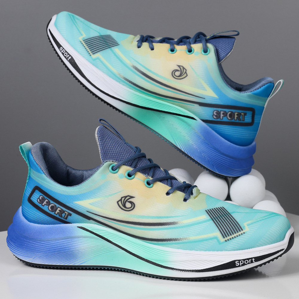 Mesh Breathable Running Shoes Lightweight Comfortable Breathable Trendy Casual Shoes Men's Shoes foto 3
