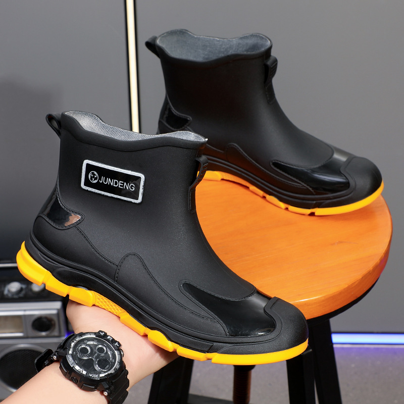 Waterproof Boots Minimalist Integrated Outdoor Wading Boots Rubber Shoes foto 2