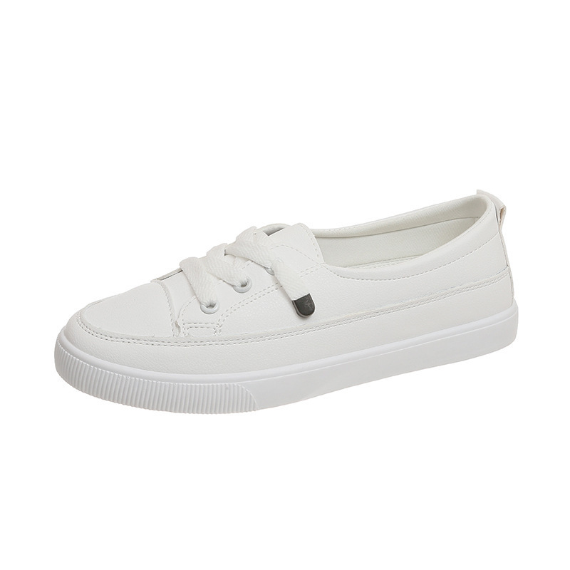 Women's White Shoes Personalized Stylish And Simple Casual foto 5