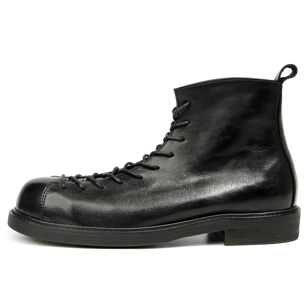 Men's Martin Boots Amekaji Work Genuine Leather Vintage Style foto 5