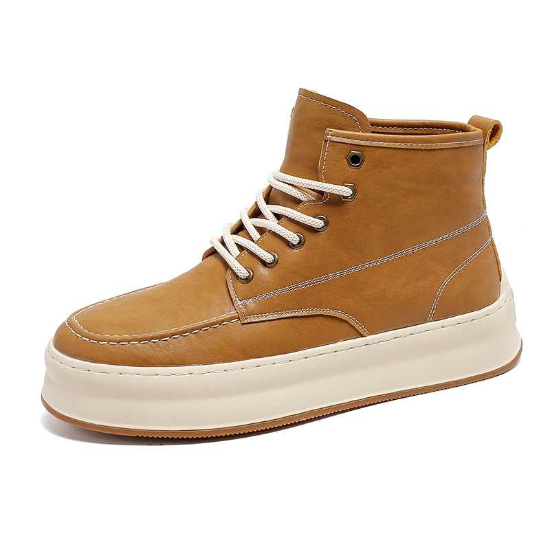 British Style Retro Platform High Street All-match Mid-top Board Shoes foto 5