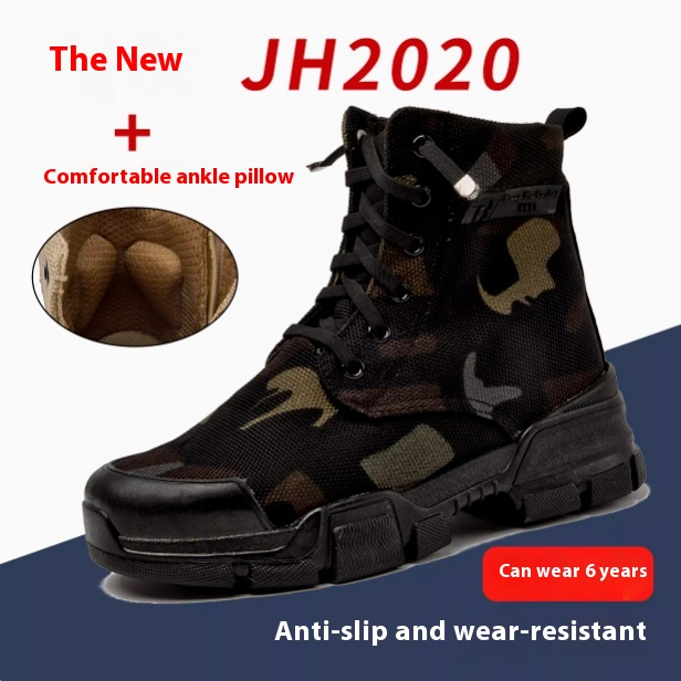 Waterproof Nano Three-proof Martin Boots Fashion Lace-up foto 3