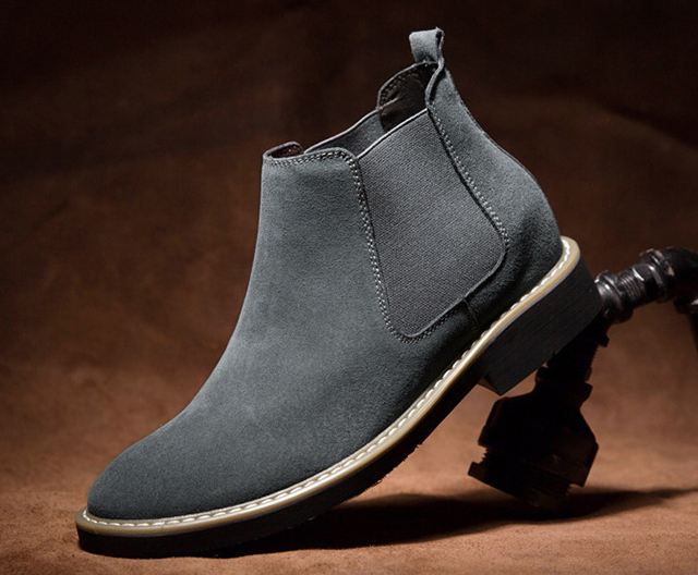 Men's Fashion Casual Soft Bottom Elevator Shoes foto 2