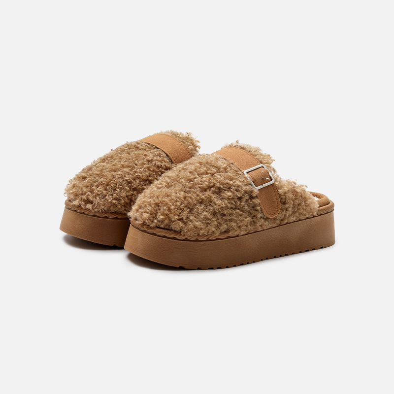 Winter Fashion Room High Sense Fluffy Slippers Women foto 3