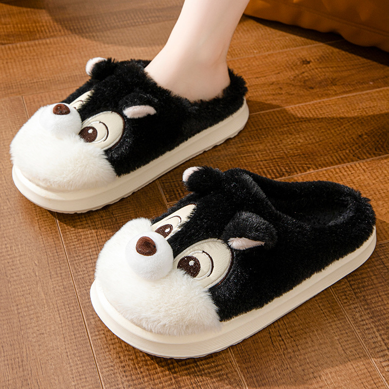 Cute Squirrel Home Decor Slippers Home Warm foto 3