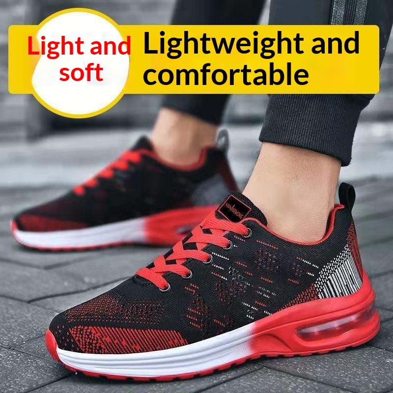 Mens Lace-up Shock-absorbing Non-slip And Wear-resistant Sneakers foto 3