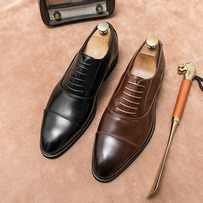 Plus Size Casual Leather Shoes Fashion Men's Business Shoes foto 4