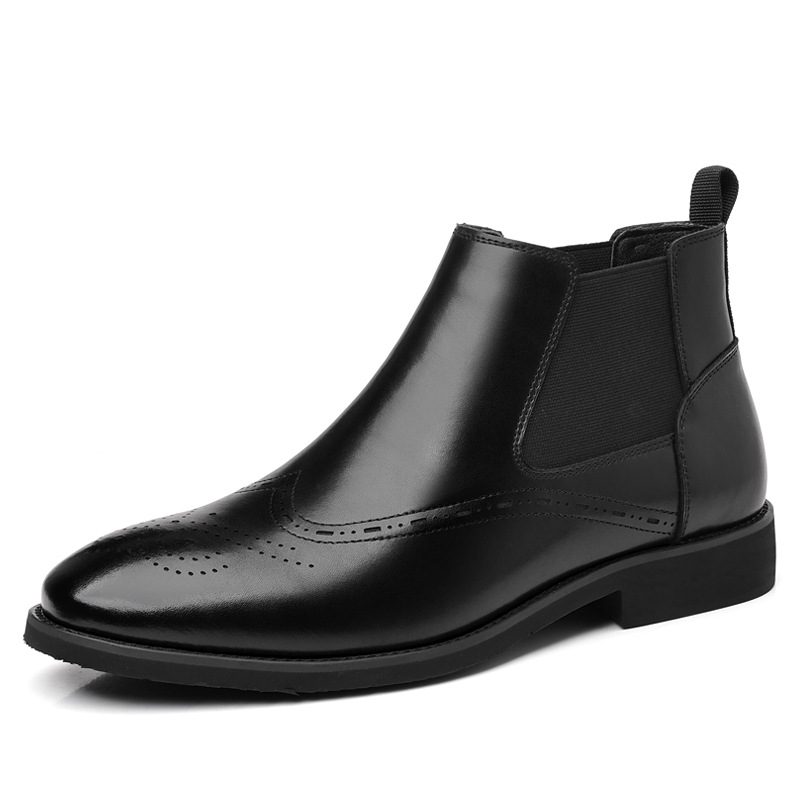 Fashion British Vintage Fleece-lined Boots For Men foto 2