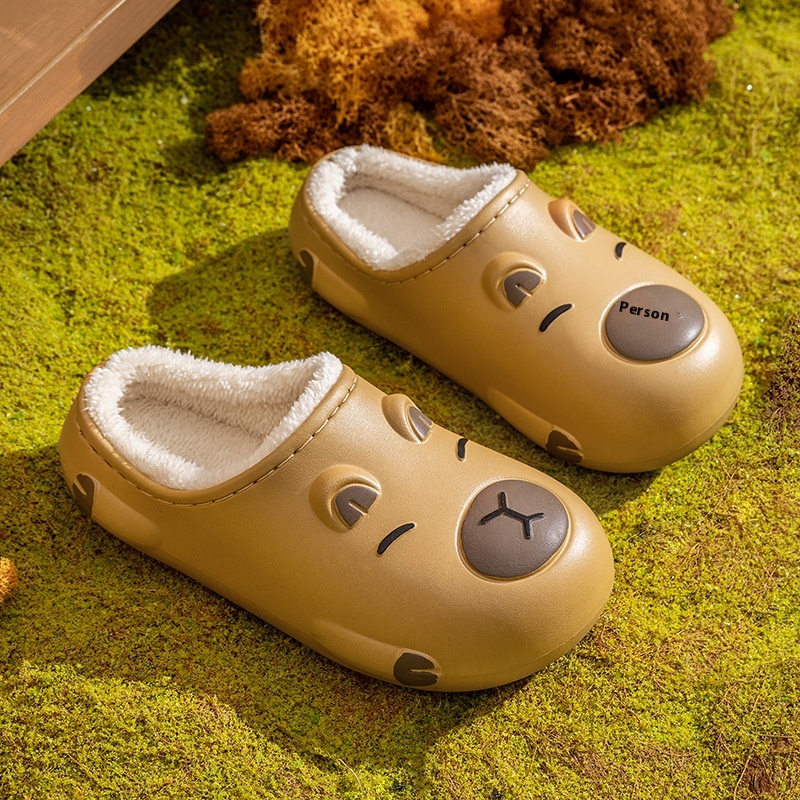 Women's Winter Cartoon Pattern Velvet Slippers foto 5