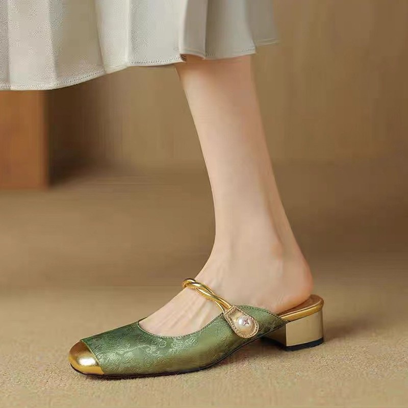 Women's Closed Toe Half Slippers foto 2