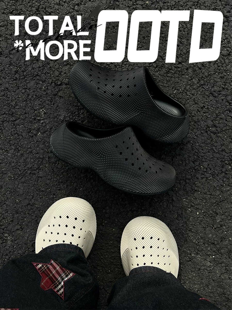 Outerwear 3D-textured Squishy-soft Closed-toe Slippers foto 2