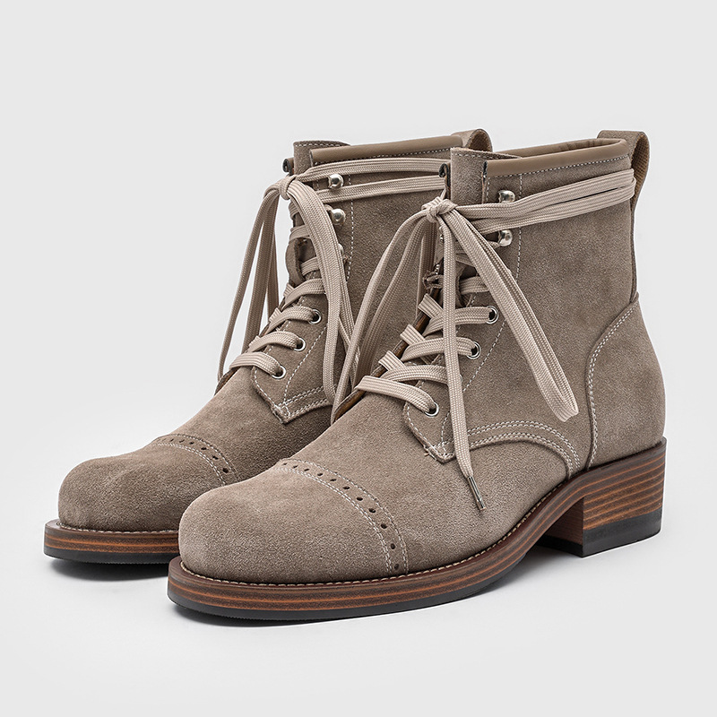 Retro New Style Motorcycle Martin Short Boots foto 3