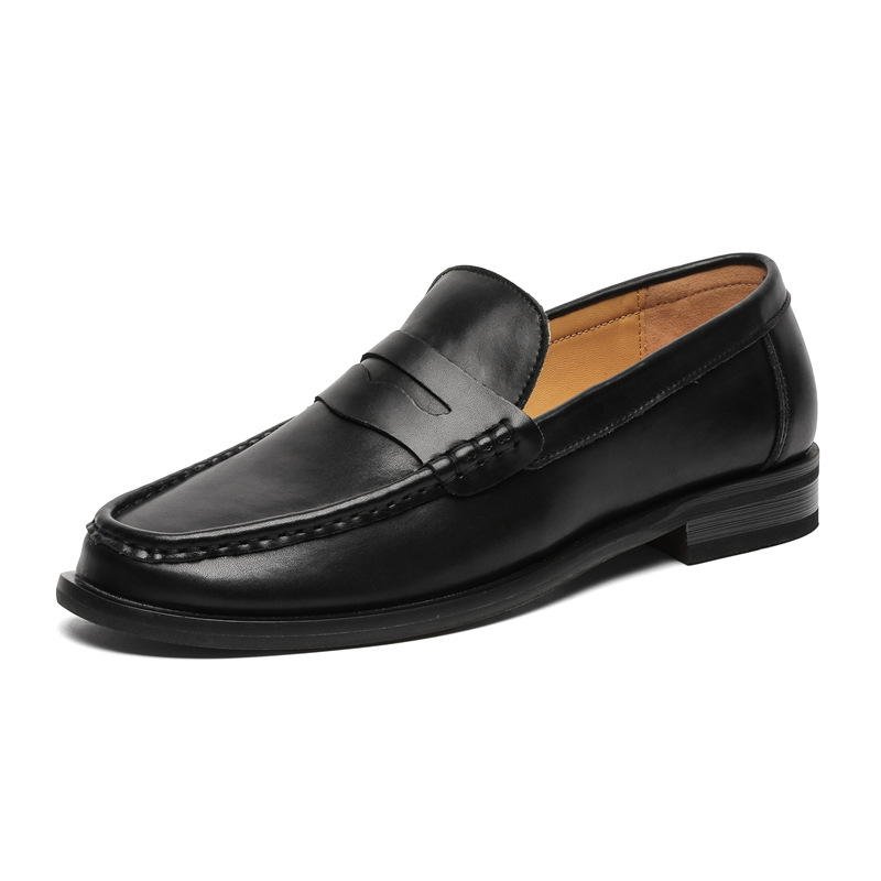 Casual Leather Shoes Men's Soft Bottom Slip-on foto 4