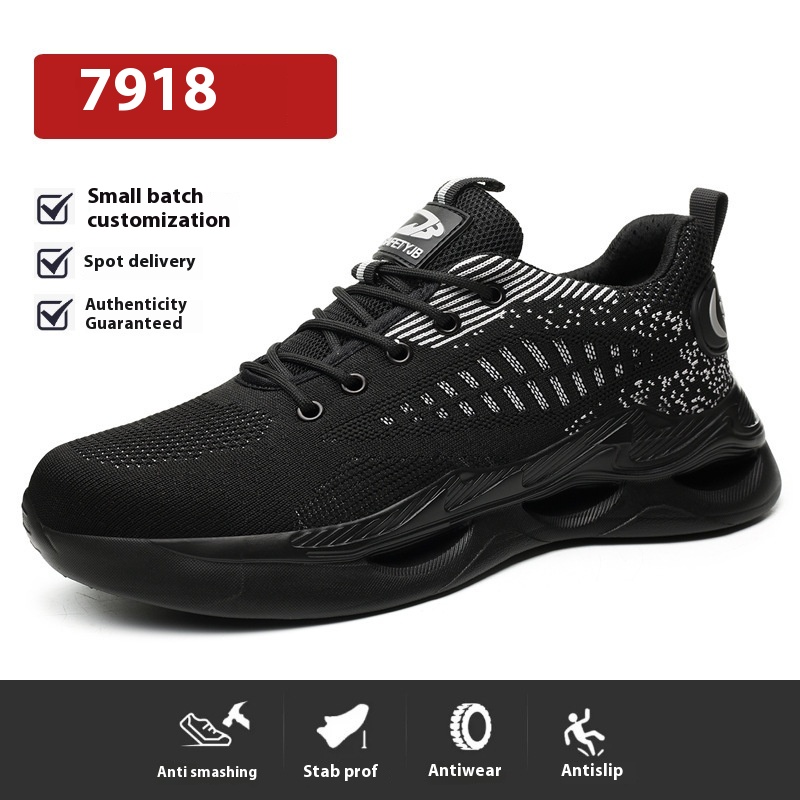 Breathable Labor Protection Shoes Puncture Resistant And Wear-resistant foto 4