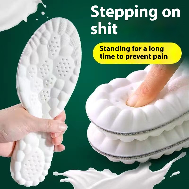 Anti Odor Sweat Absorbing Breathable High Elasticity Insole foto 4