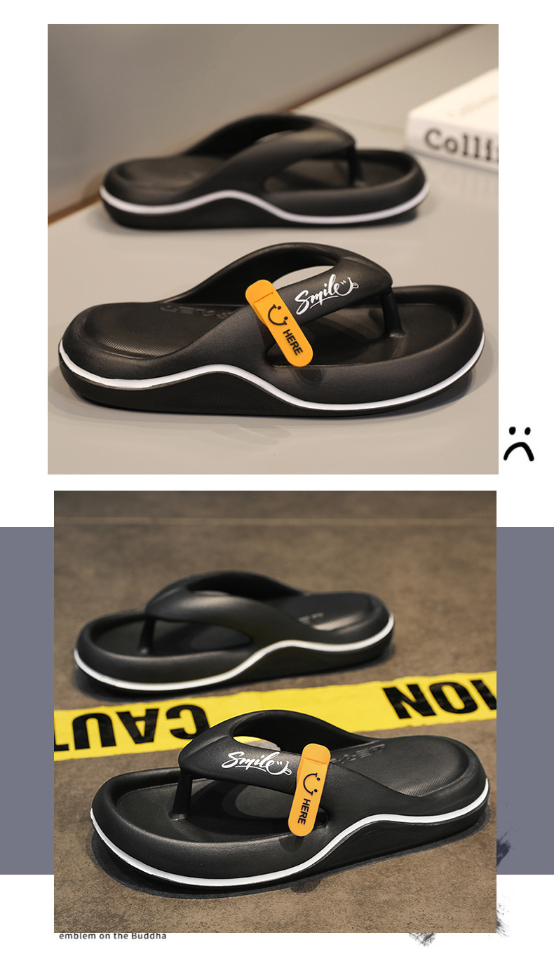 Casual Flip Flops Men's Outer Wear Plus Size All-matching Beach Shoes Men's Slippers foto 4
