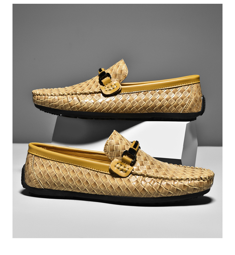 Slip-on Casual Leather Shoes Summer Plus Size foto 5