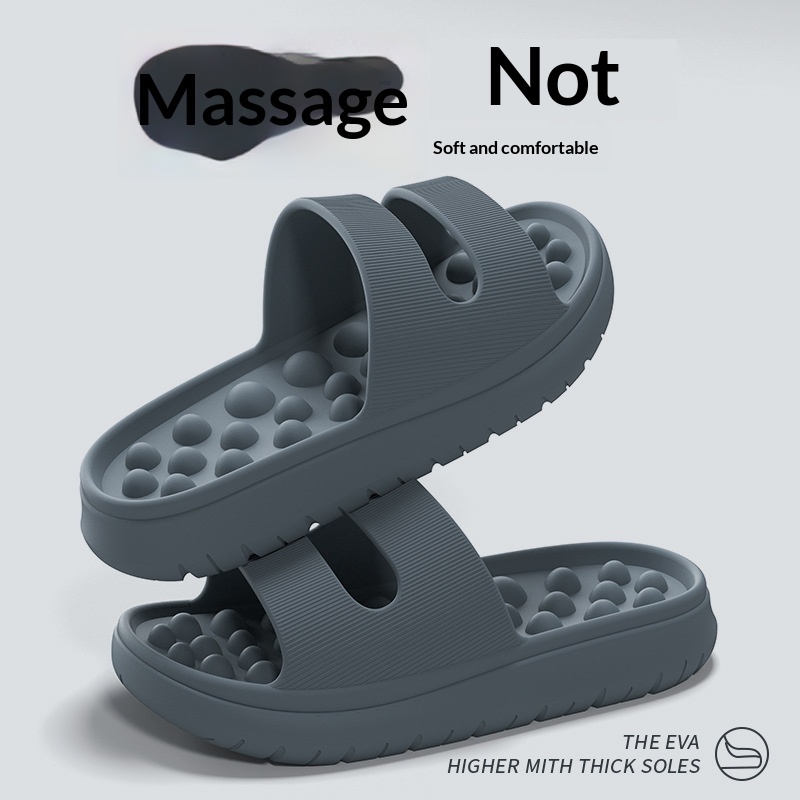 Women's Thick-Soled, Cushy Massage Slippers foto 2