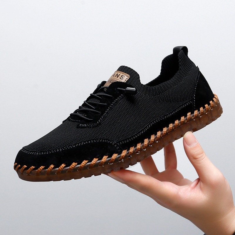 Breathable Hollow-out Soft Sole Mesh Casual Shoes With Rubber Sole foto 5