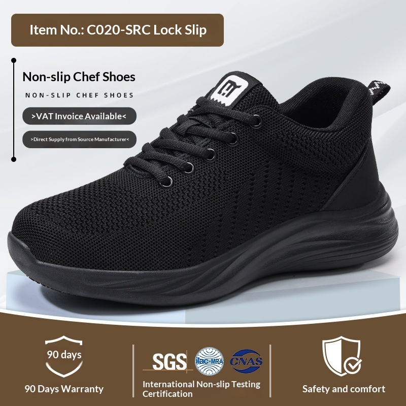 Spring Non-Slip, Oil-Resistant, Comfortable Chef Work Shoes foto 3