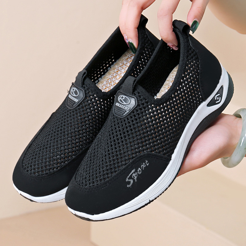 Old Beijing Cloth Shoes Womens Shoes Non-slip Soft-soled Womens Pumps foto 3