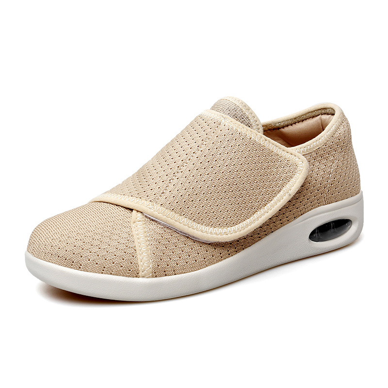 Breathable Mesh Anti-slip Wear-resistant Velcro Sneakers For Middle-aged And Elderly Sports Leisure foto 2