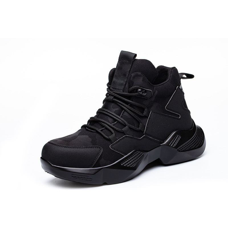 Rubber Cloth Men's Winter Wear-resistant Labor Protection Shoes foto 3