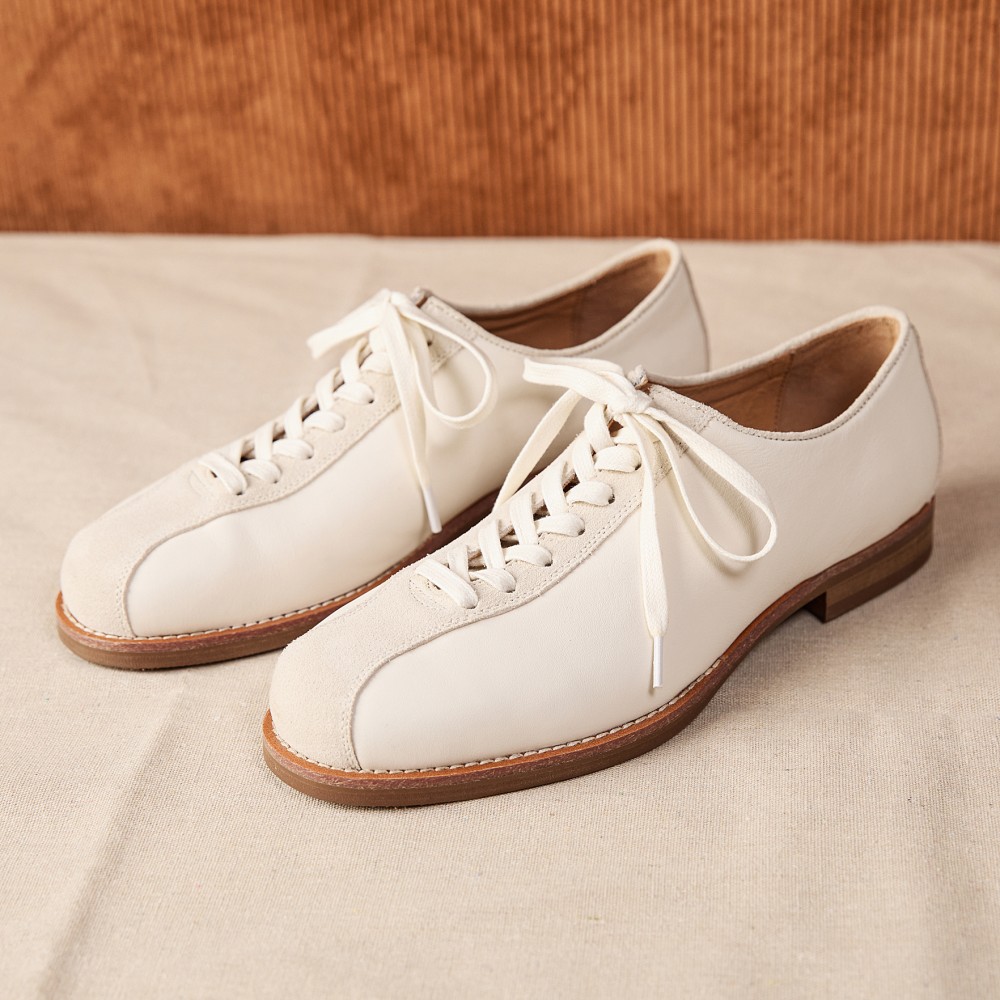 Cowhide Niche Thick Bottom Heightened Shoes foto 2