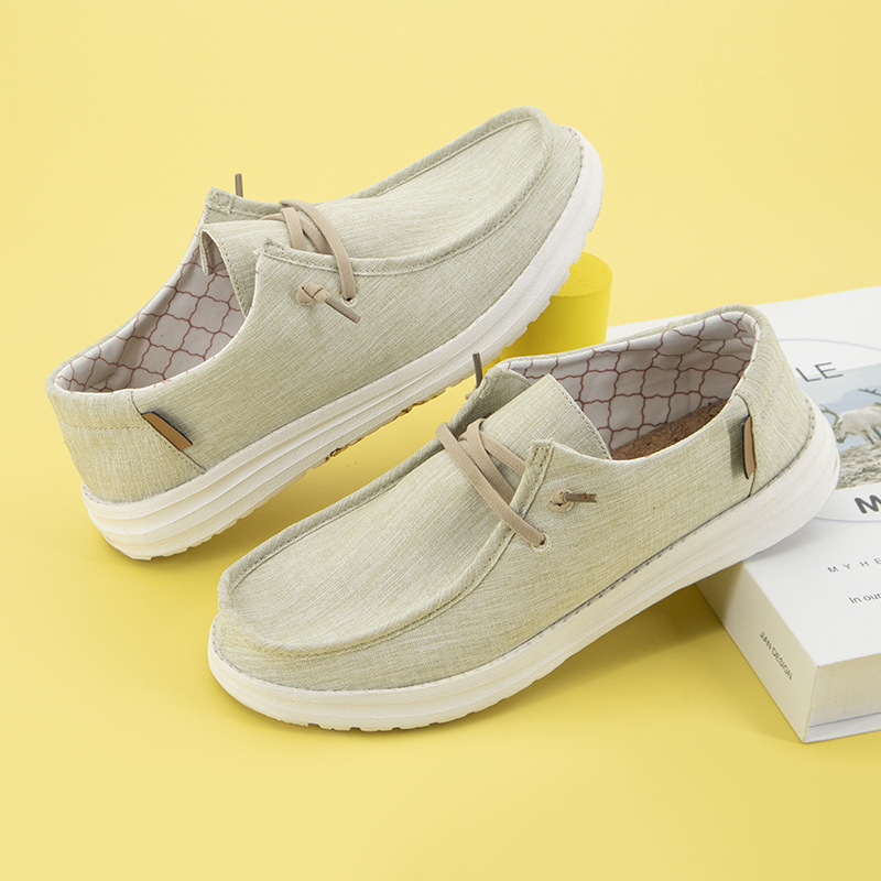 Plus-size Men's Loafer Canvas Casual Shoes foto 5