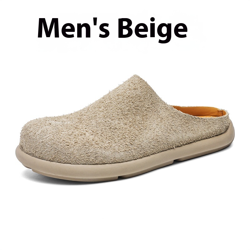 Outdoor Half Slippers Leather Shoes foto 3