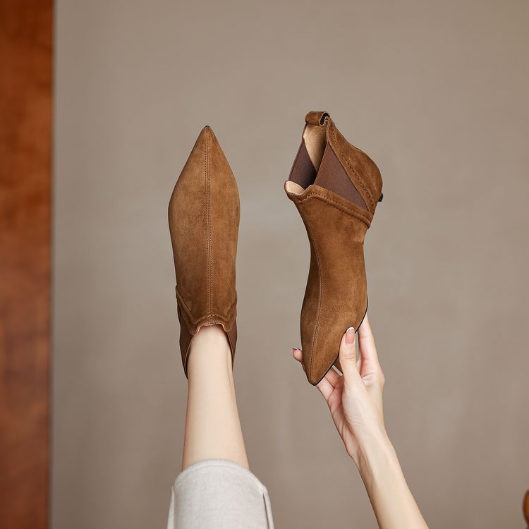 Fall And Winter Stiletto Ankle Boots With A French-inspired Cut That Flatter Your Figure And Create A Slimming Silhouette foto 4