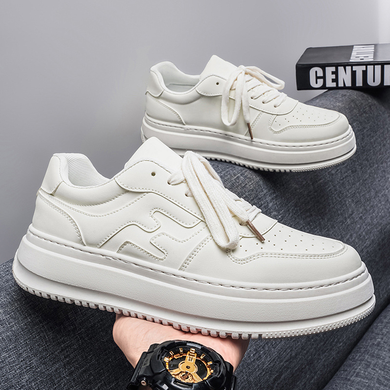 Versatile Casual Sports White Sneakers foto 2