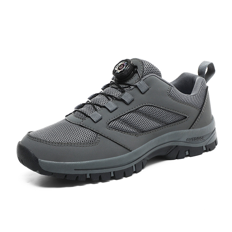 Extra Large Size Work Training Shoes Male Black Breathable foto 5