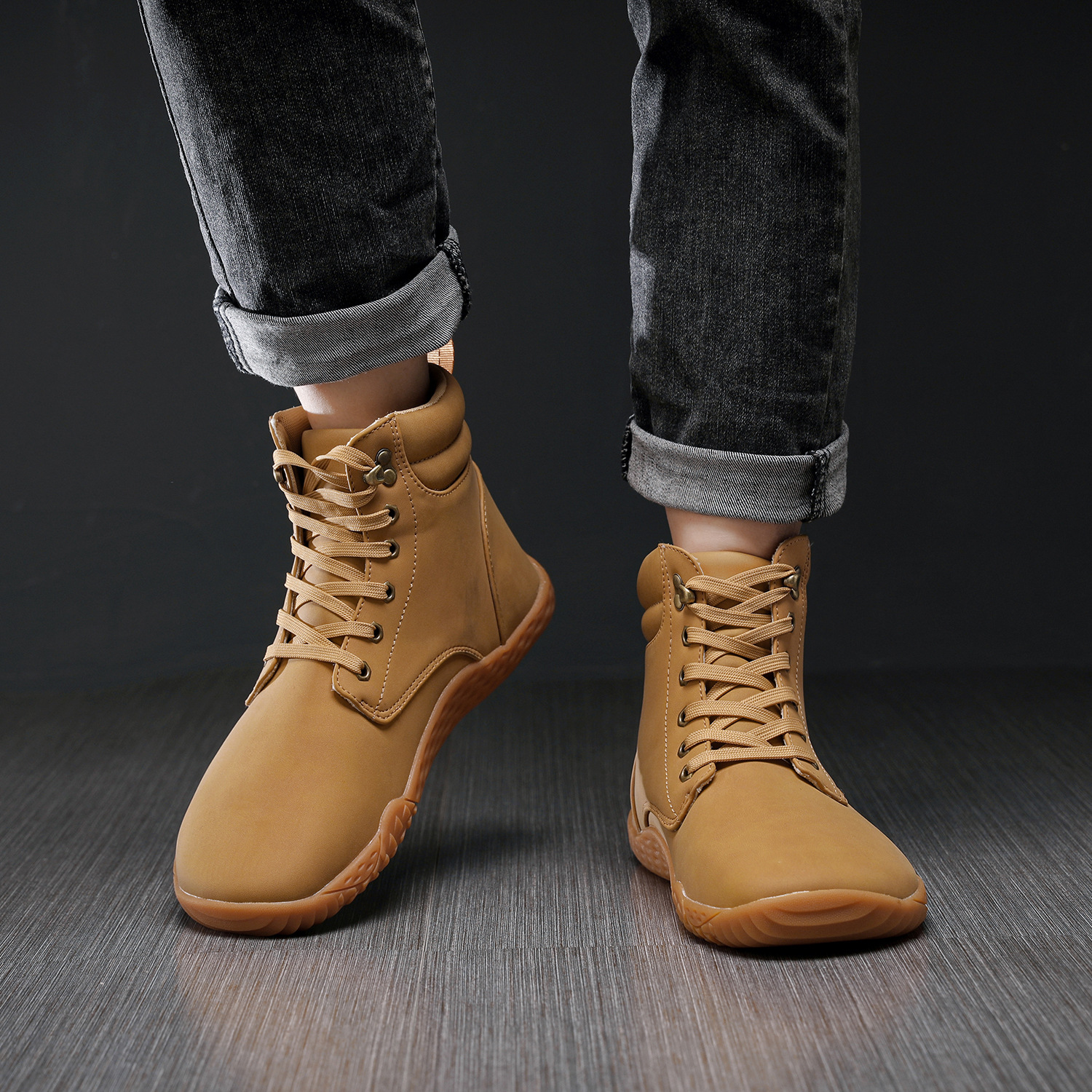 Autumn Fashion High-top Casual Sports Skate Shoes Trendy All-matching Men foto 5