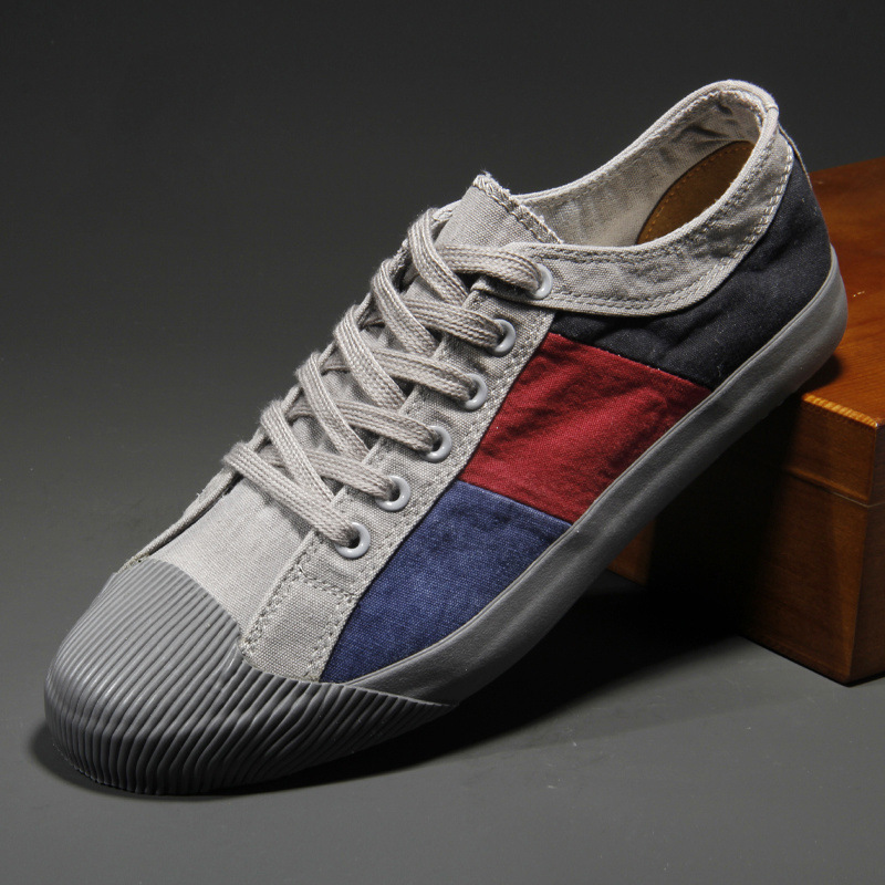 Versatile Canvas Casual Breathable Men's Shoes foto 3