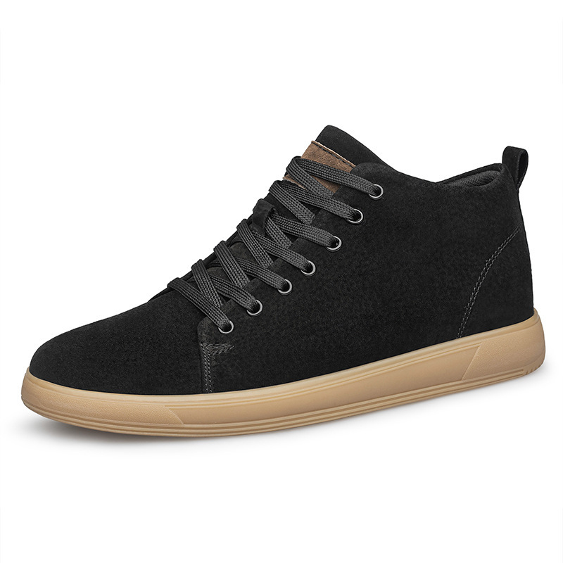Mens Youth Matte Pigskin Casual Sneakers foto 5