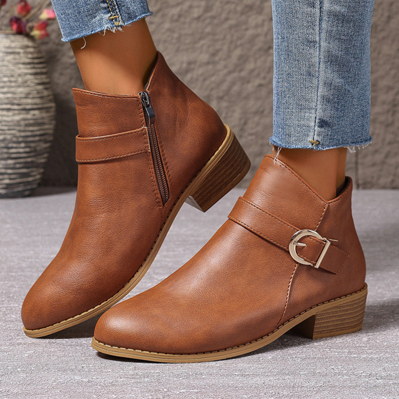 Code Pointed Comfortable Martin Boots In Stock foto 3